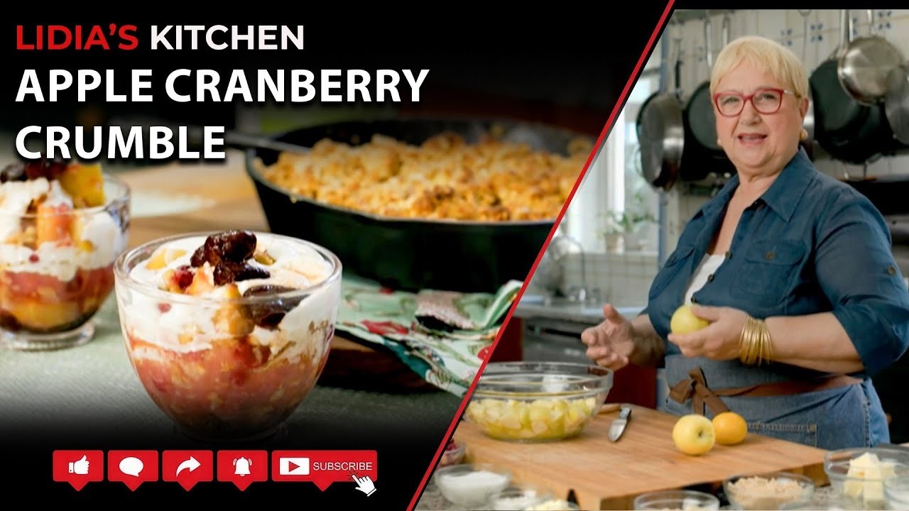 Apple Cranberry Crumble