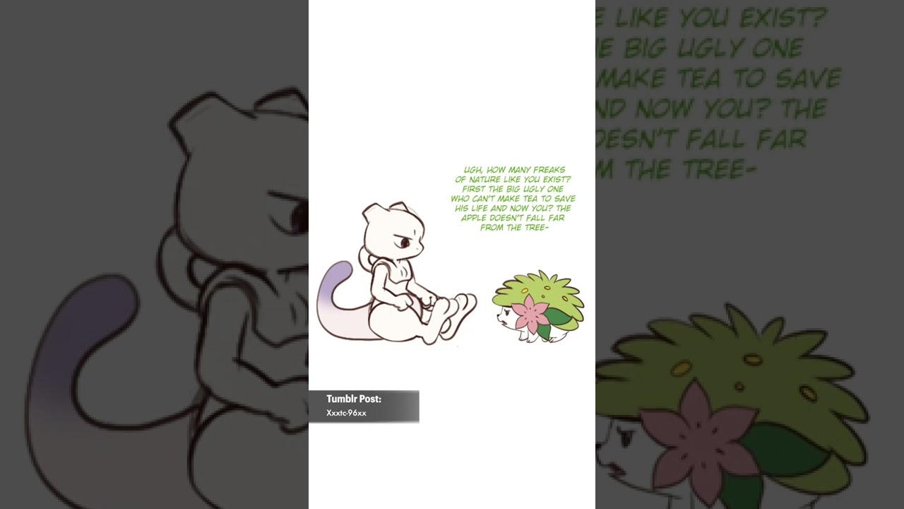 Mewtwo punts a fur-ball