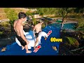 INSANE DIY HOMEMADE 60 MPH WATER SLIDE!! *WORLD RECORD*