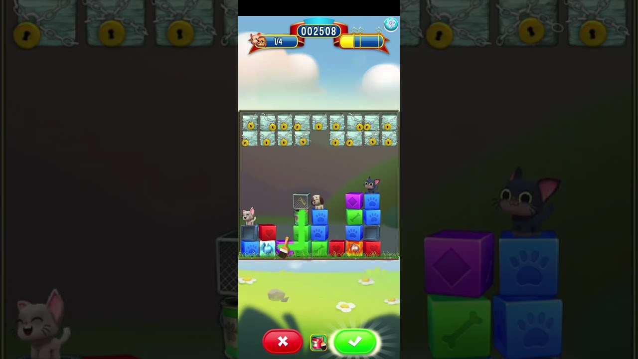 Pet Rescue Saga level 4702 one hammer
