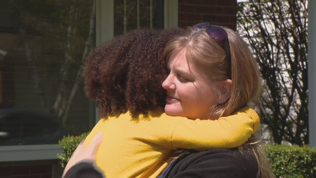 Daughter gets 5th birthday surprise from nurse who self-quarantined with COVID-19