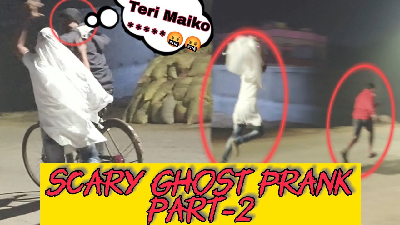 Scary Ghost Prank 💀| Part 2 | Prank Gone Wrong 🤬 | Fiunikrobash | 2024 ...