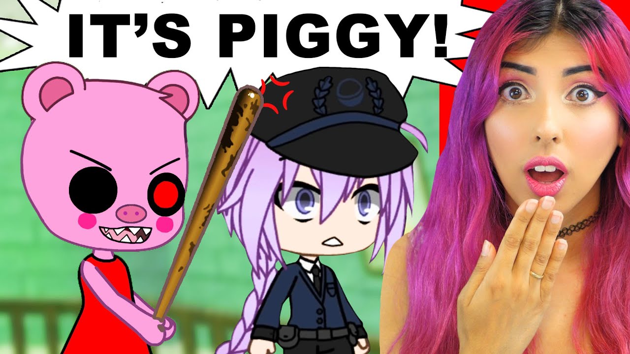 Piggy In Gacha Life Chapter 1 2 Mini Movie Reaction Youtube - yammy roblox piggy