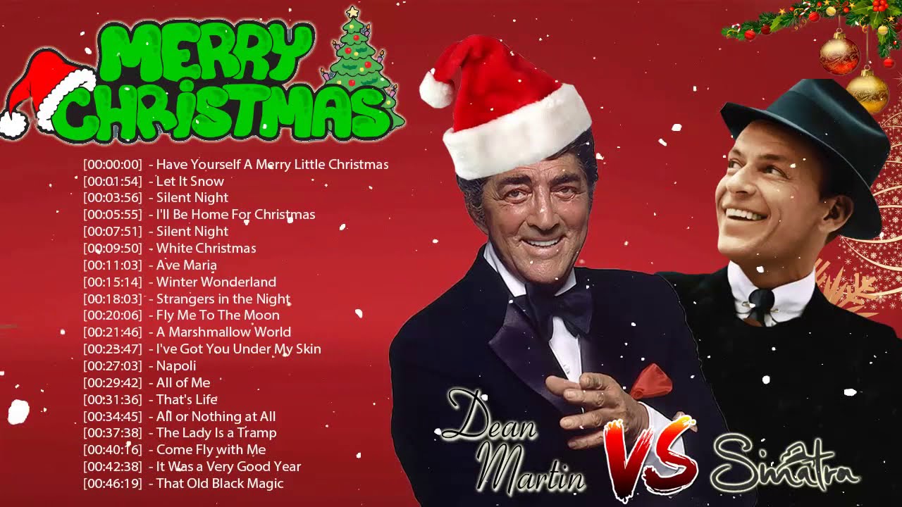 Dean Martin Frank Sinatra Christmas Songs Full Album  Best Christmas Songs Of All Time