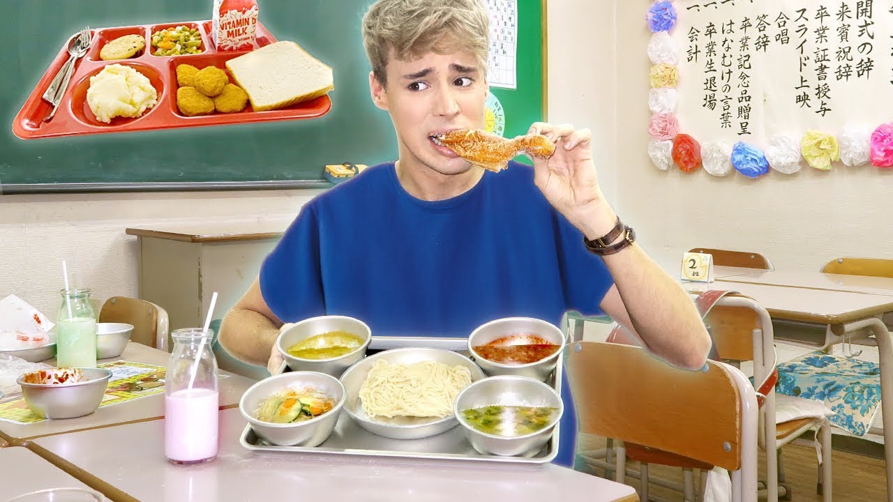 i ate at a SCHOOL LUNCH THEMED restaurant !!! | Raphael Gomes