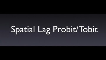 Spatial Lag Probit and Tobit Specification