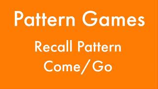 Pattern Games: Recall Pattern - Come/Go by J-R Companion Dog Training 429 views 3 months ago 2 minutes, 45 seconds