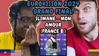 REACTION TO Slimane - Mon Amour (France 🇫🇷 Eurovision 2024 Grand Final) | FIRST TIME WATCHING