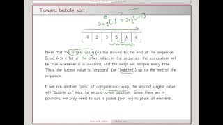 Week 06   Bubble Sort