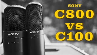 SONY C800G vs SONY C100
