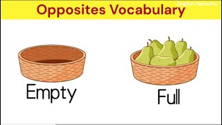 Opposite Words#1 I English Vocabulary  Practice