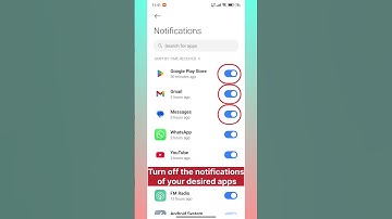How to turn off app notifications #shorts