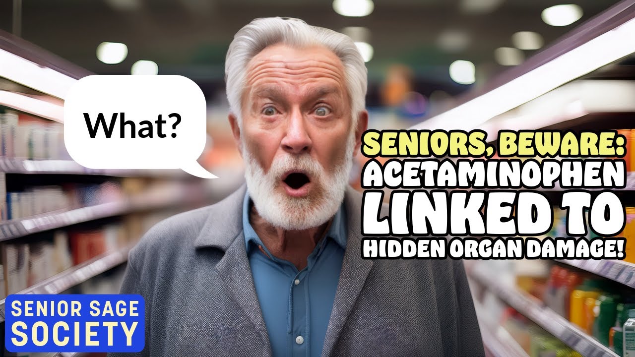 [4K] Пожилые люди, срочные новости: ацетаминофен связан со скрытым повреждением органов!