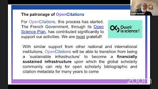 Details Workshop on OpenCitations and Open Scholarly Metadata 2022 News