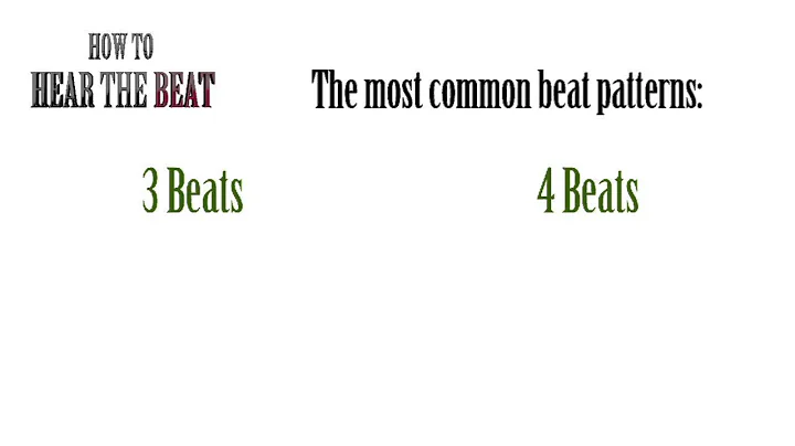 Tutorial on how to hear the beat and find the rythm - quick start guide