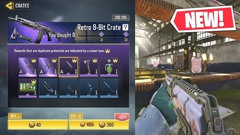 *NEW* ROUND 8-BIT CRATES " AK117 - SPRITE OPS | Call of Duty Mobile