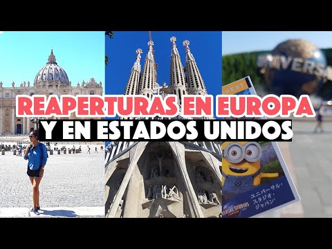 España como fecha para viajes, Universal Studios reabren