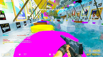 Counter Strike Source - Zombie Escape mod online gameplay on Icecap Escape Derp Map