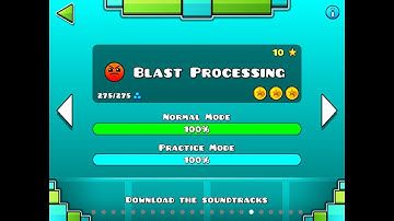 Geometry Dash Level 17 - Blast Processing (All Coins)