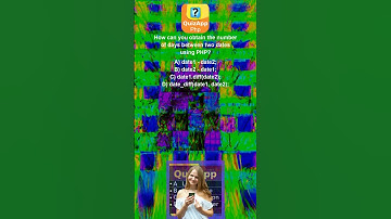 Php How can you obtain the number of days between two dates using PHP