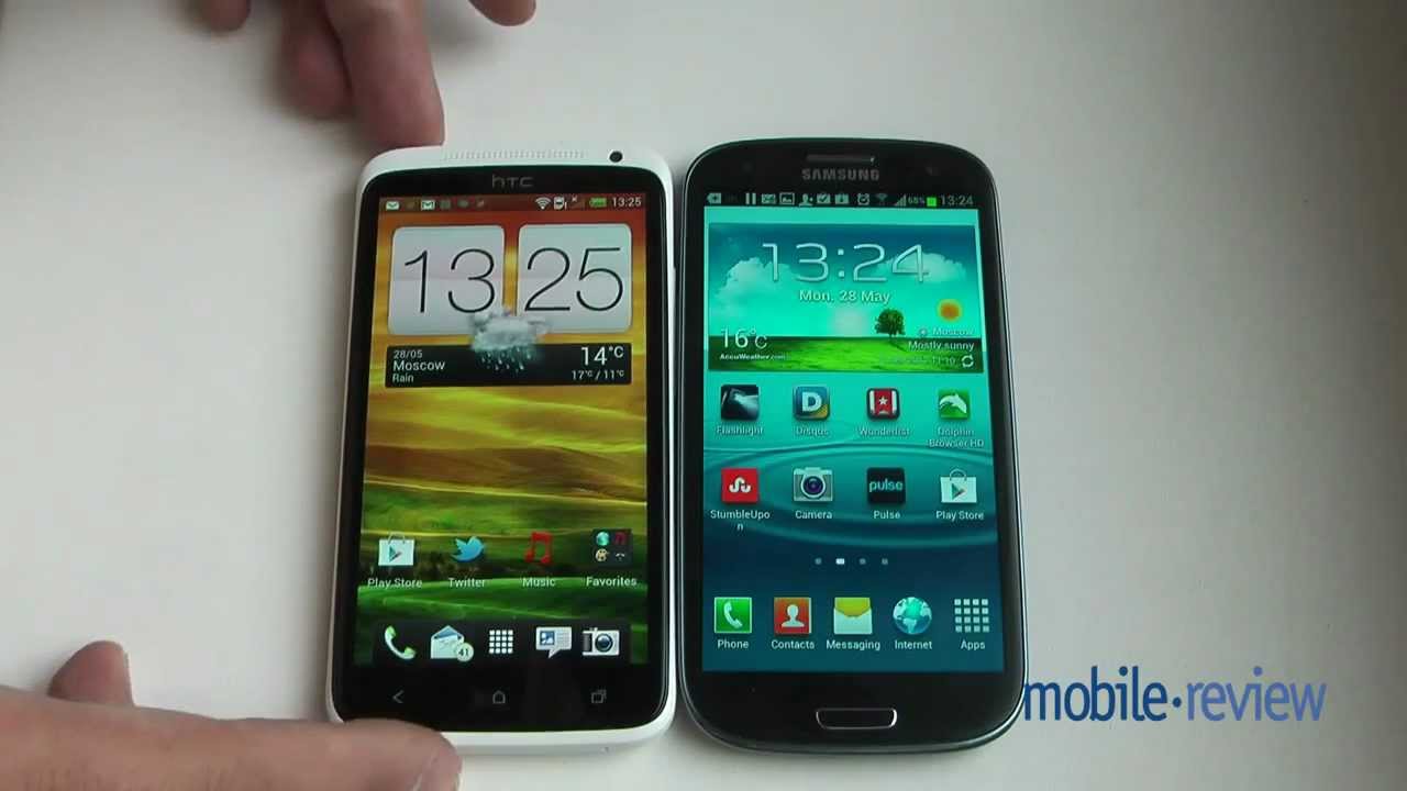 Сравнение Samsung Galaxy S3 vs HTC One X