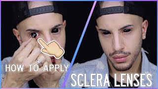 Putting On Sclera Lenses! | Pinkyparadise