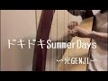 【光GENJI】の【ドキドキSummer Days】をハープで弾いてみた