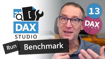 DAX Tools - DAX Studio 13 – Run benchmark