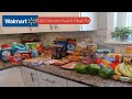 $120 Wal-Mart Grocery Haul + Meal Plan