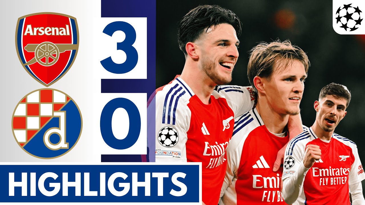Arsenal Vs Dinamo Zagreb Results Yesterday