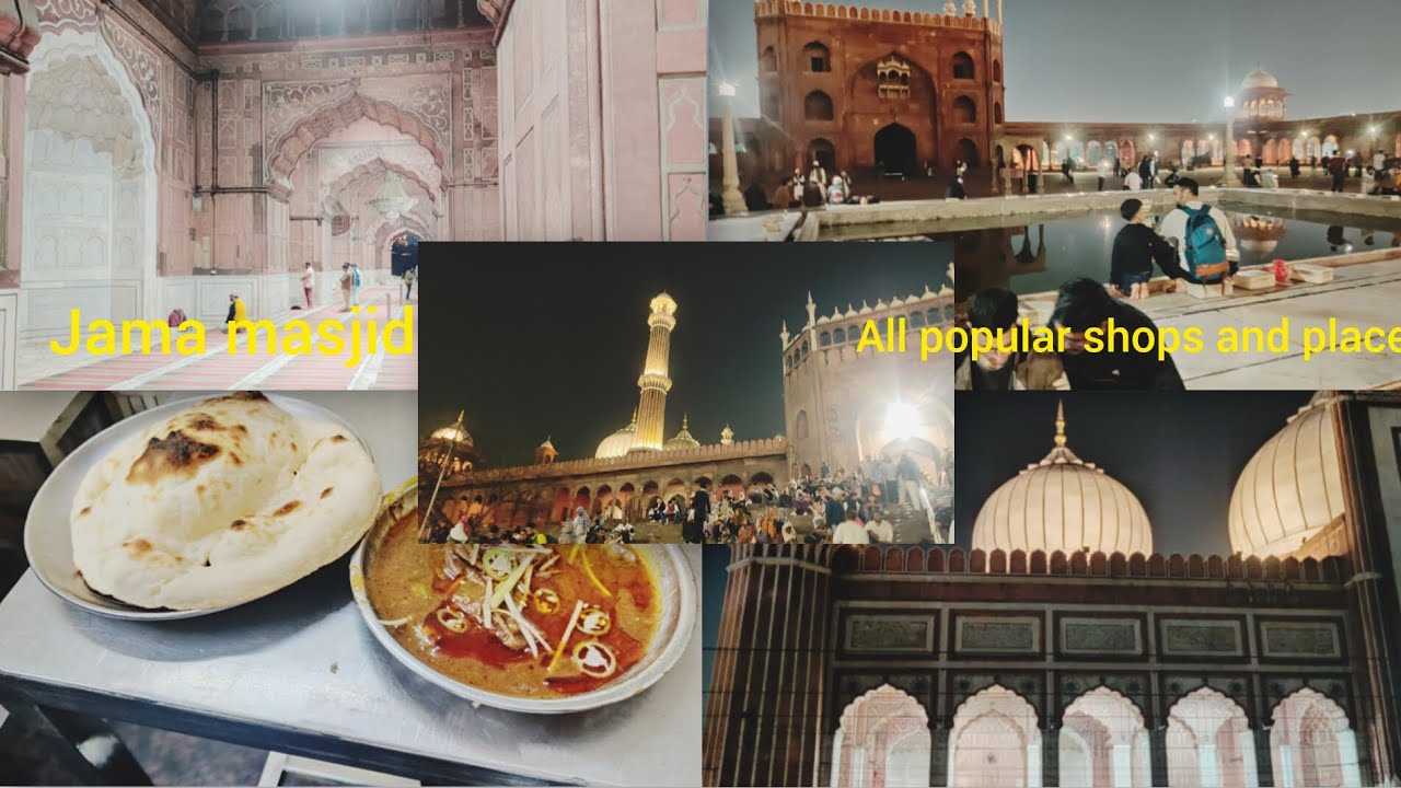 Jama masjid tour Al Jawahar Haji Mohammed Husain Aslam chicken  mashallah good place 