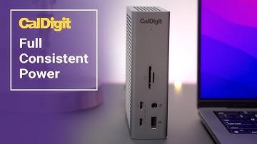 CalDigit Thunderbolt Docks | Full Consistent Power Delivery for your Host Computer