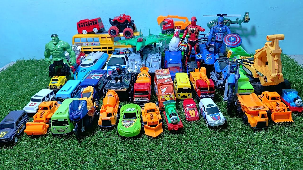 Mobil Mobilan Truk Oleng , Mobil Truk Molen, Mobil Balap, Truk Pasir, Excavator, Mobil Roket, Damkar