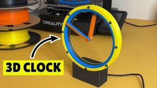 how to make arduino clock !!! Anyone can make Hollow Clock , Creality