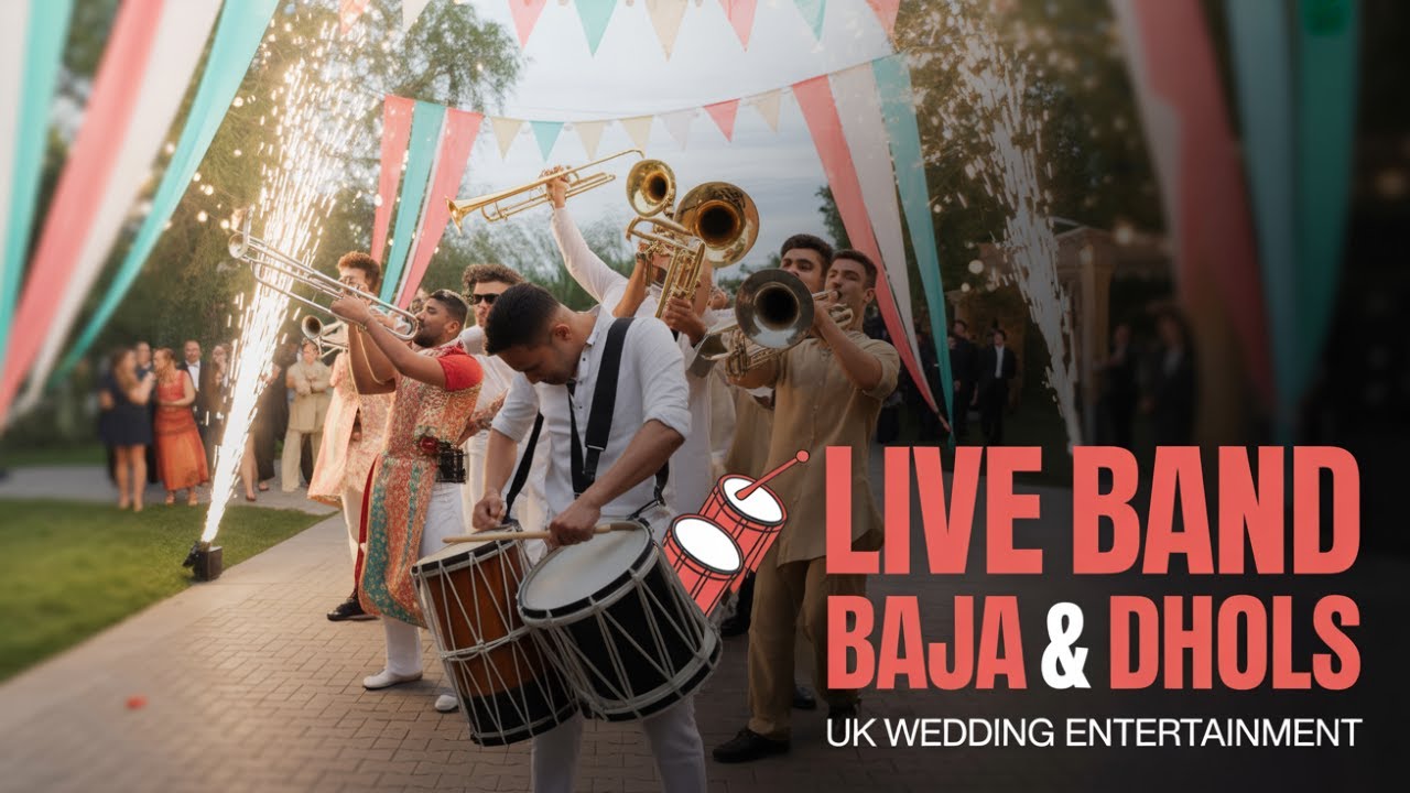 Live Band Baja & Dhols | UK Wedding Entertainment