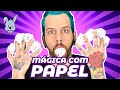 MÁGICA RÁPIDA com PAPEL para deixar todo mundo DE BOCA ABERTA! 📝