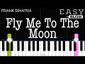 Frank Sinatra - Fly Me To The Moon | SLOW EASY Piano Tutorial