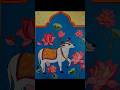 Cow pichwai painting art | how to draw Pichwai art #acrylic #acrylicpainting #india #vastu #art