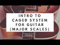 Intro to the CAGED System: Part 2 (Major Scale Fingerings)