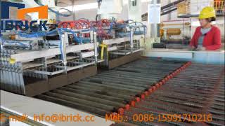 Full automatic brick making system auto marshaling system