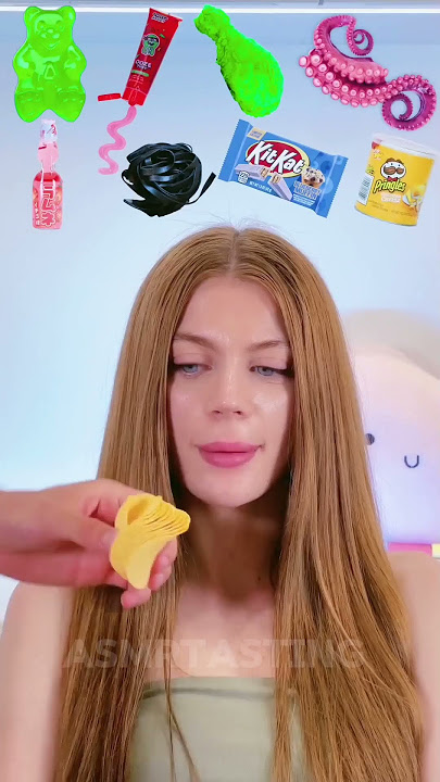 Random Chips ASMR mukbang 😋🔥 #purple #mukbang #asmrfood