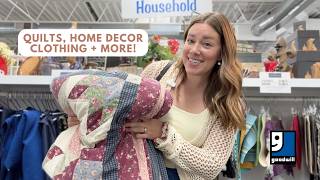 Quilts, home decor, clothing   more!! | Thrift   Decorate With Me | Goodwill Haul