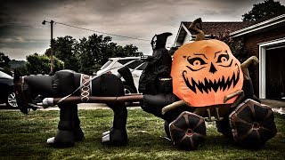 Reaper Projection Airblown Halloween Decoration