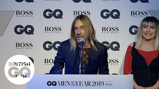 Iggy pop on his GQ Award: 'Thank you the UK' | British GQ