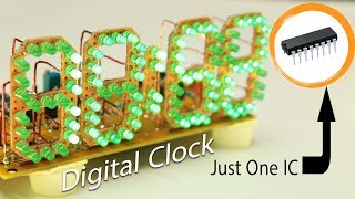 Make Your Own Digital Clock# Just One IC screenshot 1