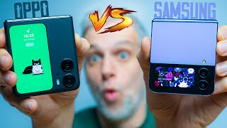 Monsieur Grrr [Fr] Vidéos Quel est LE MEILLEUR SMARTPHONE PLIANT ? (Samsung Galaxy Z Flip 4 VS OPPO Find N2 Flip)