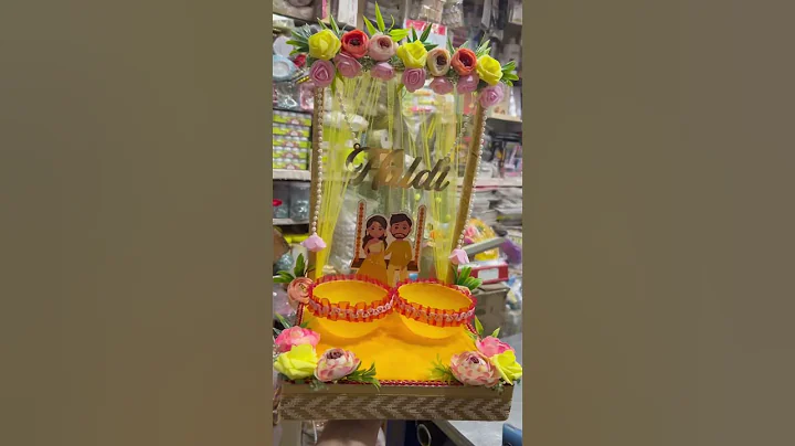 Unique Haldi Platter for wedding #haldiceremony #haldiplatter #pkartujjain