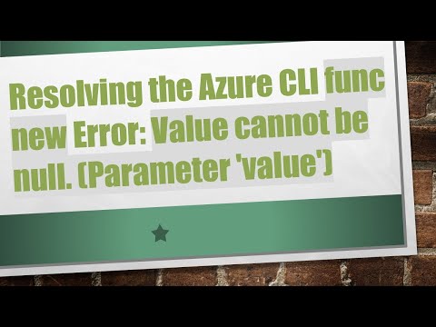 Resolving the Azure