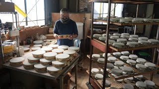 The process of making a tambourine.Japan