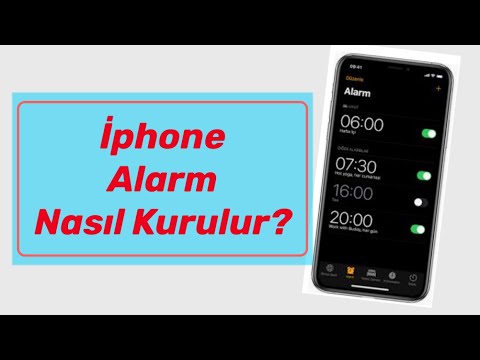 Video: IPhone Saatinde Alarm Ayarlamanın 3 Yolu